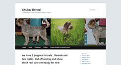 Desktop Screenshot of chukarkennel.com